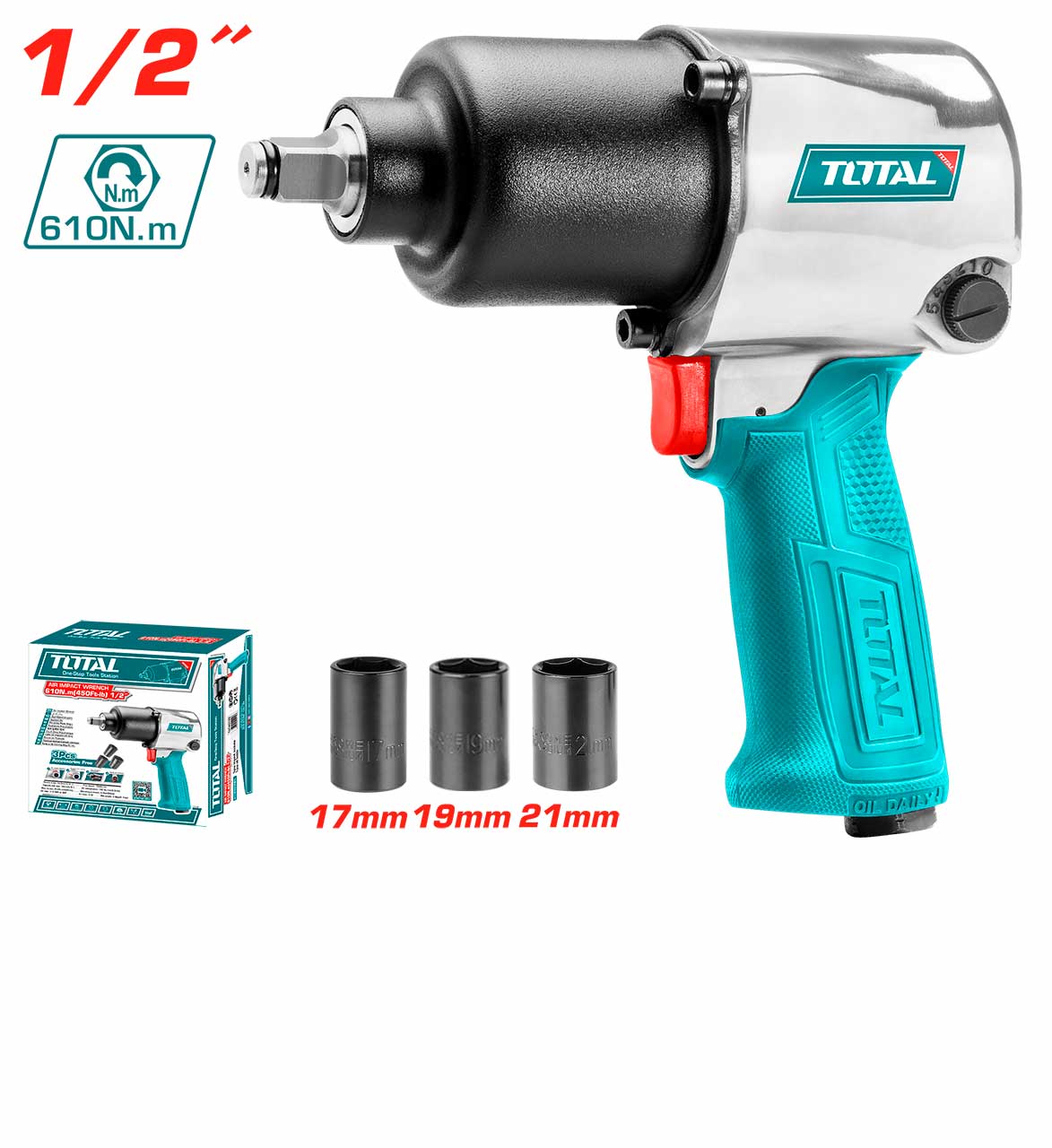 Total Air Impact Wrench TAT40122 Total
